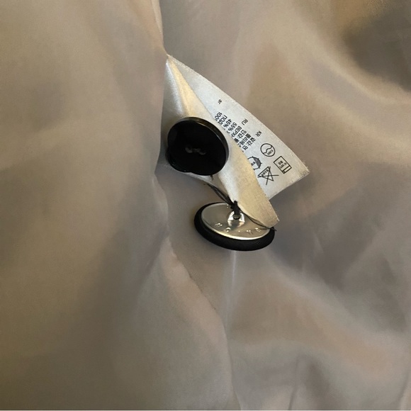 H&M Navy Blue Double breasted coat - Picture 10 of 11